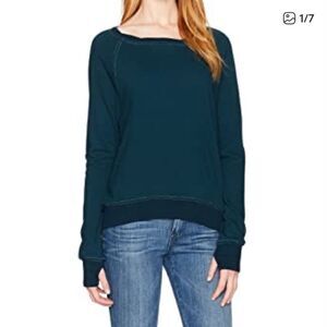 Pam & Gela Annie Zip Back Sweatshirt Blue